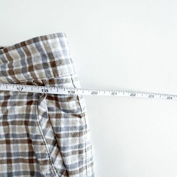 Tommy Bahama Mens Casual Shorts Plaid Brown Paradise Nation Size 38 - Picture 7 of 10